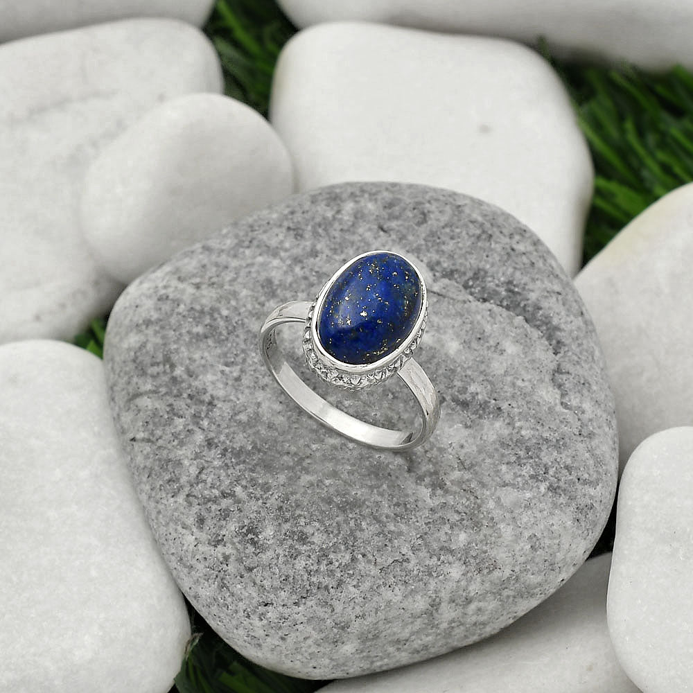 Natural Lapis - Afghanistan Ring size-8 R-1191 SDR161892