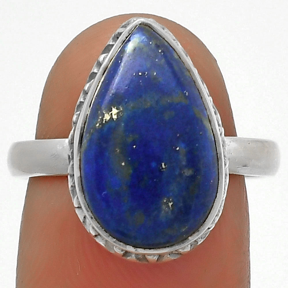 Natural Lapis - Afghanistan Ring size-7.5 R-1191 SDR161898