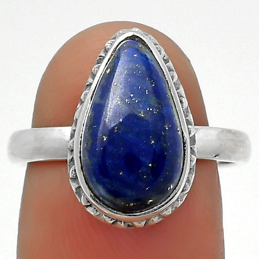 Natural Lapis - Afghanistan Ring size-7.5 R-1191 SDR161906