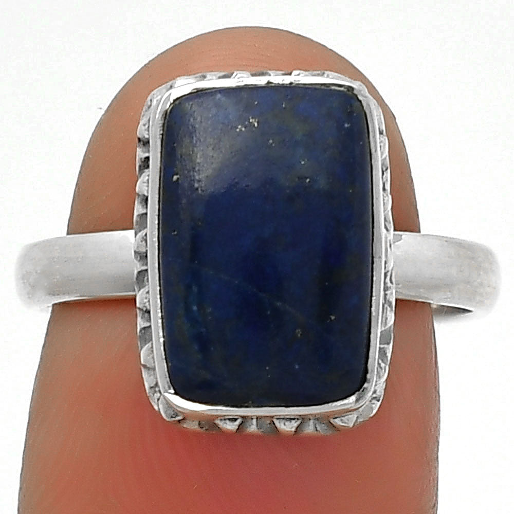 Natural Lapis - Afghanistan Ring size-7.5 R-1191 SDR161907