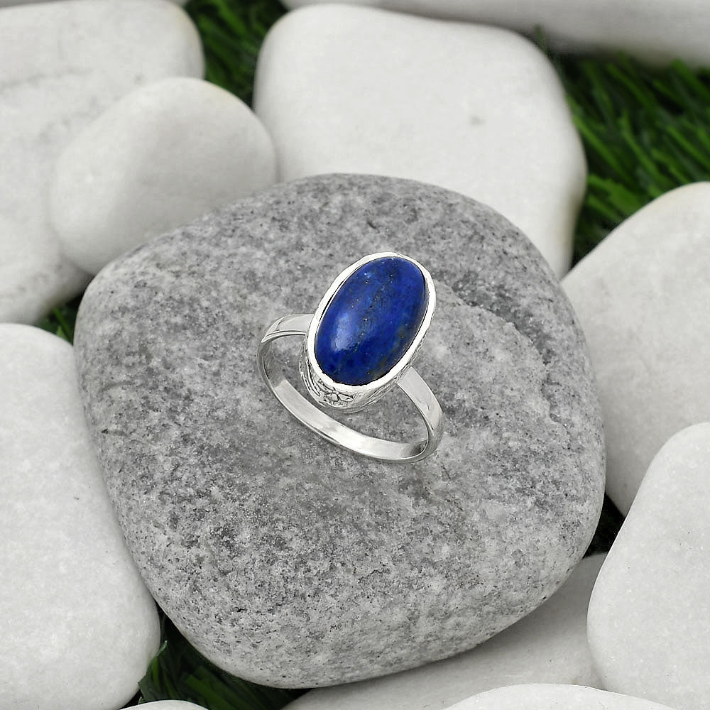 Natural Lapis - Afghanistan Ring size-8.5 R-1191 SDR161976