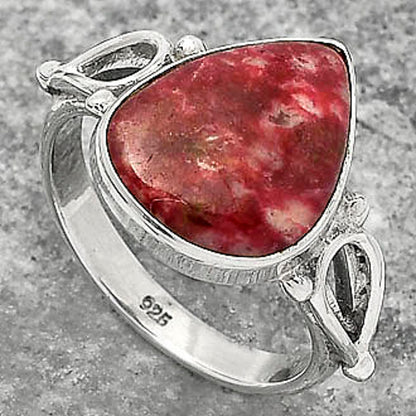 Natural Pink Thulite - Norway Ring size-8 R-1224 SDR162241
