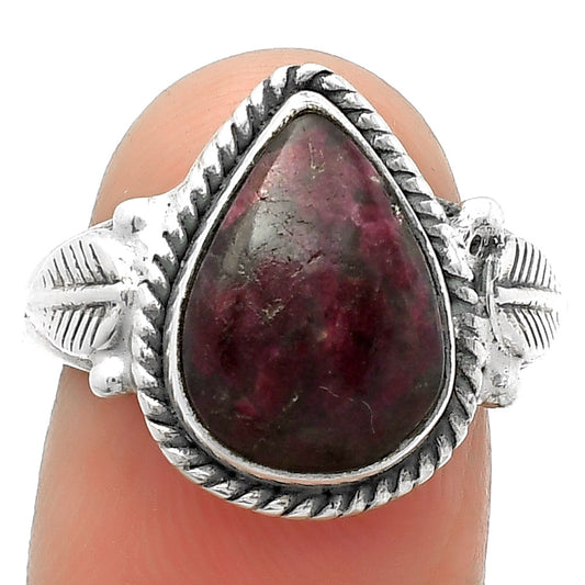 Natural Tourmaline Quartz Ring size-8 R-1403 SDR162286