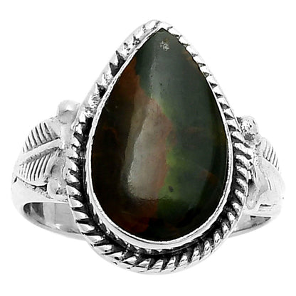 Turkish Rainforest Chrysocolla Ring size-7.5 R-1403 SDR162290