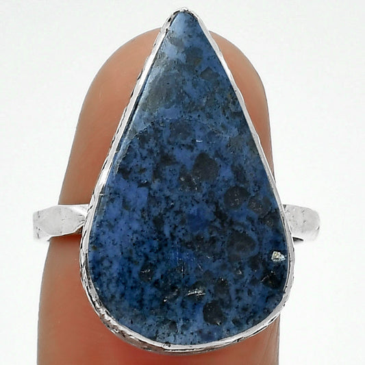 Natural Dumortierite Quartz Ring size-8 R-1191 SDR162473