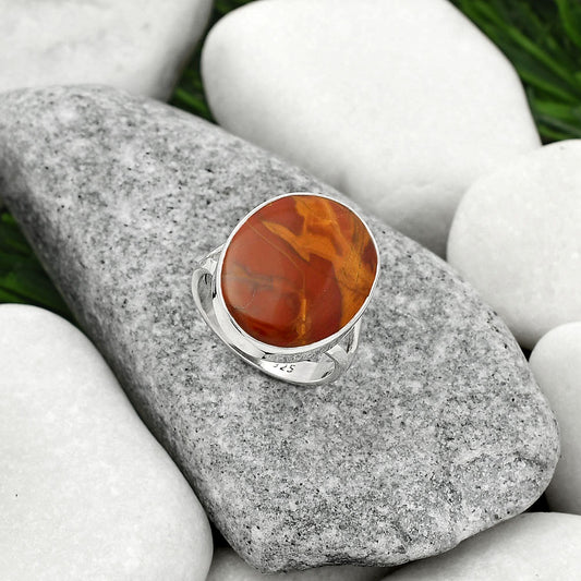 Natural Noreena Jasper Ring size-7.5 R-1002 SDR163050