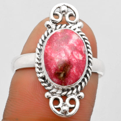 Natural Pink Thulite - Norway Ring size-8.5 R-1500 SDR163139