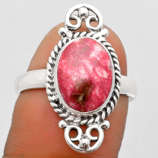 Natural Pink Thulite - Norway Ring size-8.5 R-1500 SDR163139