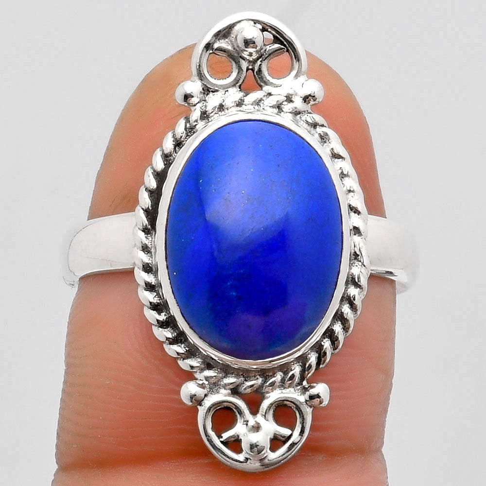 Natural Lapis - Afghanistan Ring size-8.5 R-1500 SDR163144