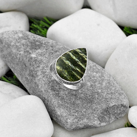 Natural Chrysotile Ring size-8.5 R-1191 SDR163874