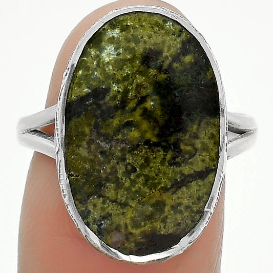 Dragon Blood Stone - South Africa Ring size-8 R-1191 SDR163966