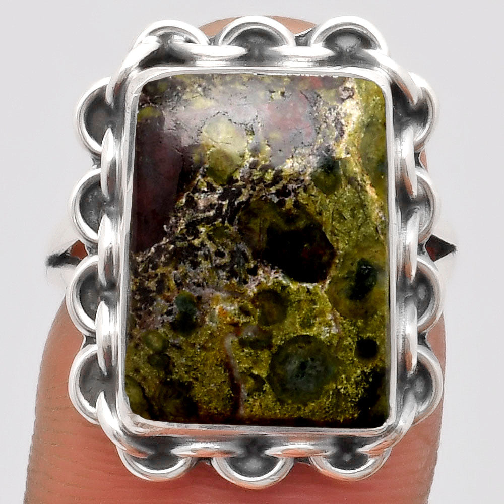 Dragon Blood Stone - South Africa Ring size-7 R-1093 SDR164059