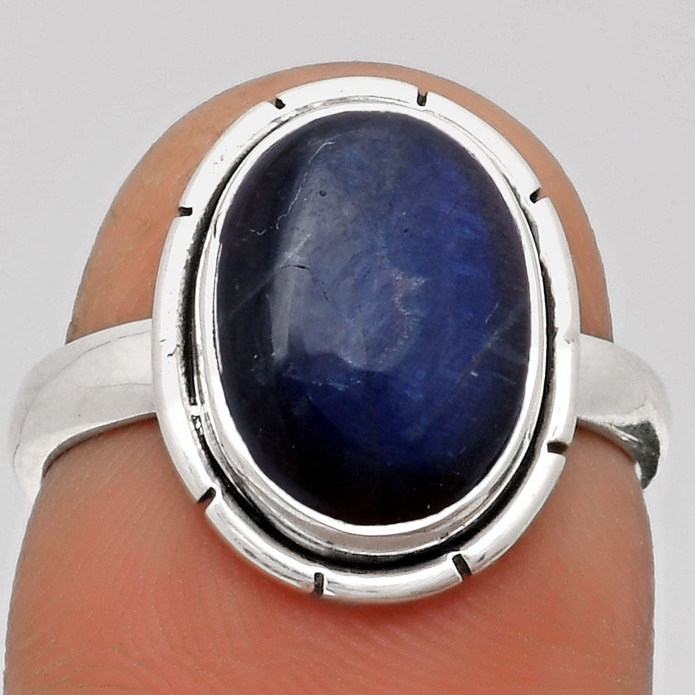 Blue Fire Labradorite - Madagascar Ring size-7 R-1011 SDR164117
