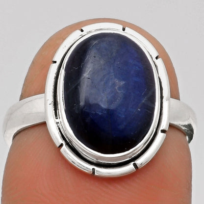 Blue Fire Labradorite - Madagascar Ring size-7 R-1011 SDR164117
