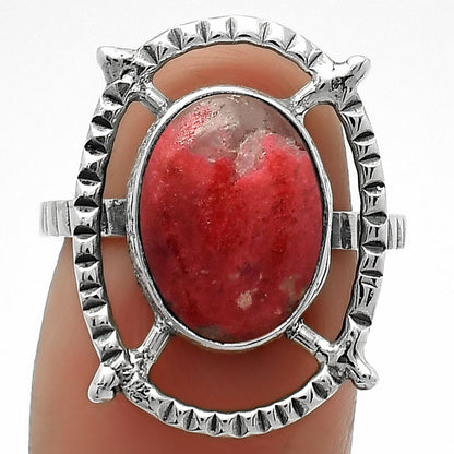 Natural Pink Thulite - Norway Ring size-7.5 R-1548 SDR164293