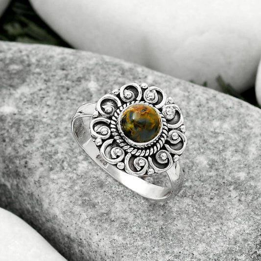 Natural Pietersite - Namibia Ring size-8 R-1563 SDR164345