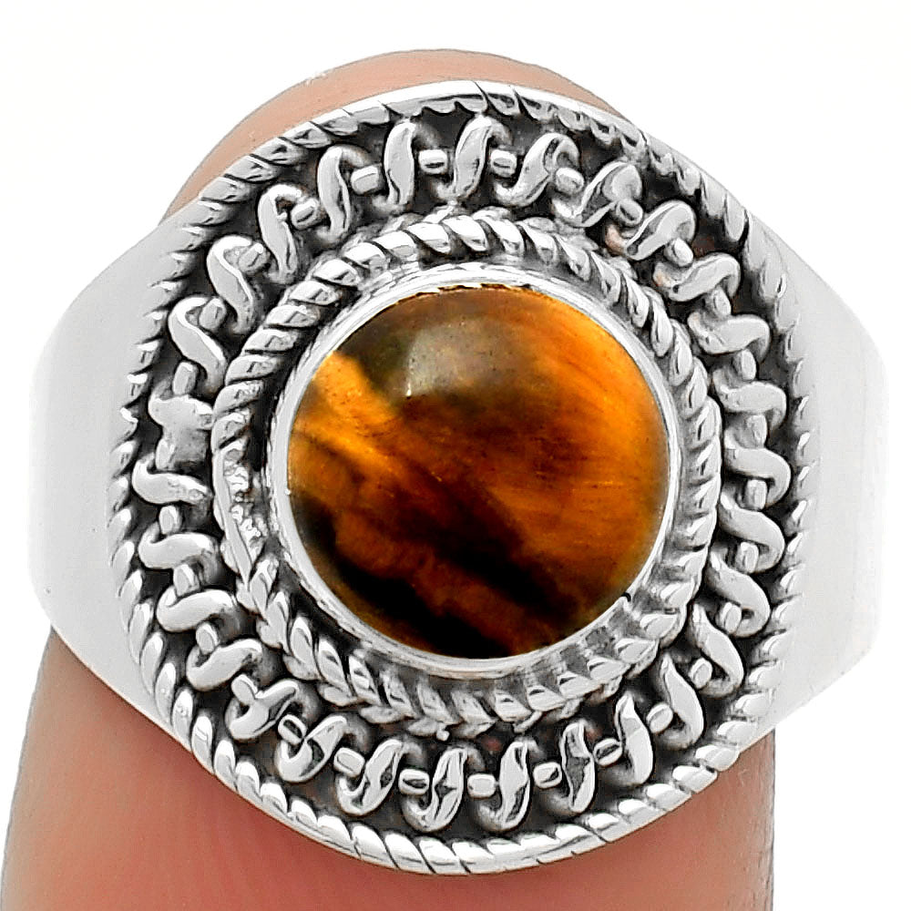 Natural Tiger Eye - Africa Ring size-8 R-1279 SDR164520