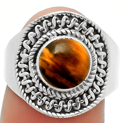 Natural Tiger Eye - Africa Ring size-8 R-1279 SDR164520