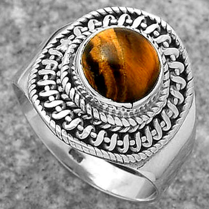 Natural Tiger Eye - Africa Ring size-8 R-1279 SDR164520