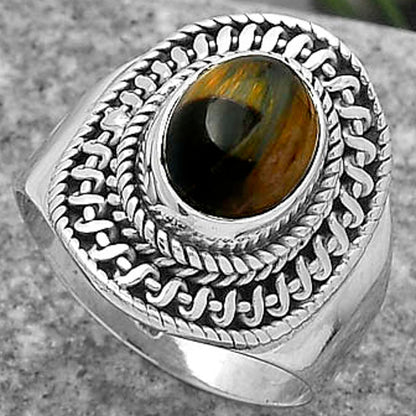 Natural Pietersite - Namibia Ring size-7.5 R-1279 SDR164534