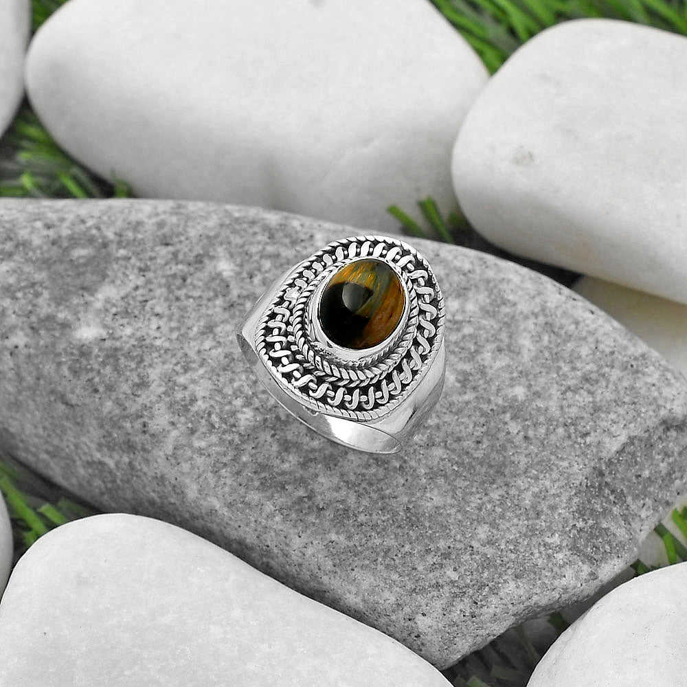 Natural Pietersite - Namibia Ring size-7.5 R-1279 SDR164534