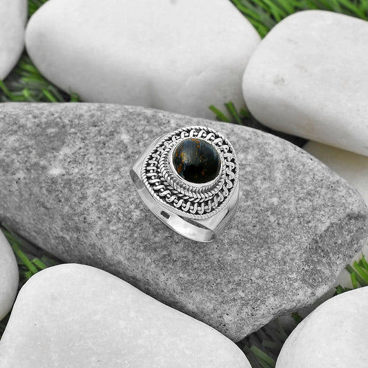 Natural Pietersite - Namibia Ring size-9 R-1279 SDR164540