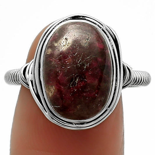 Natural Tourmaline Quartz Ring size-7.5 R-1415 SDR164749