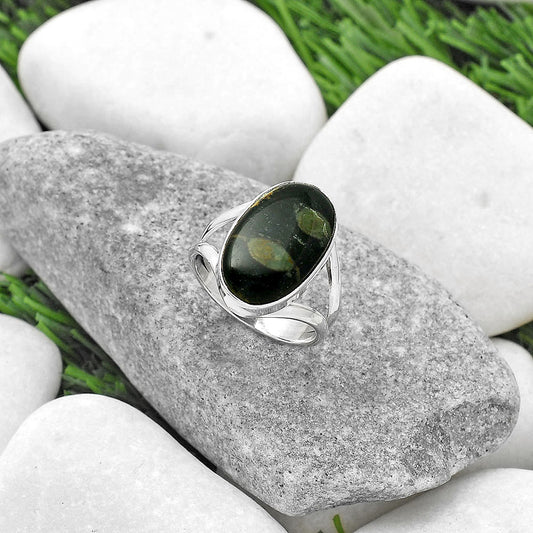 Natural Star Galaxy Jasper Ring size-8.5 R-1002 SDR165041