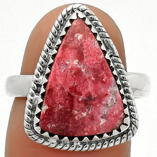 Natural Pink Thulite - Norway Ring size-7.5 R-1474 SDR165127