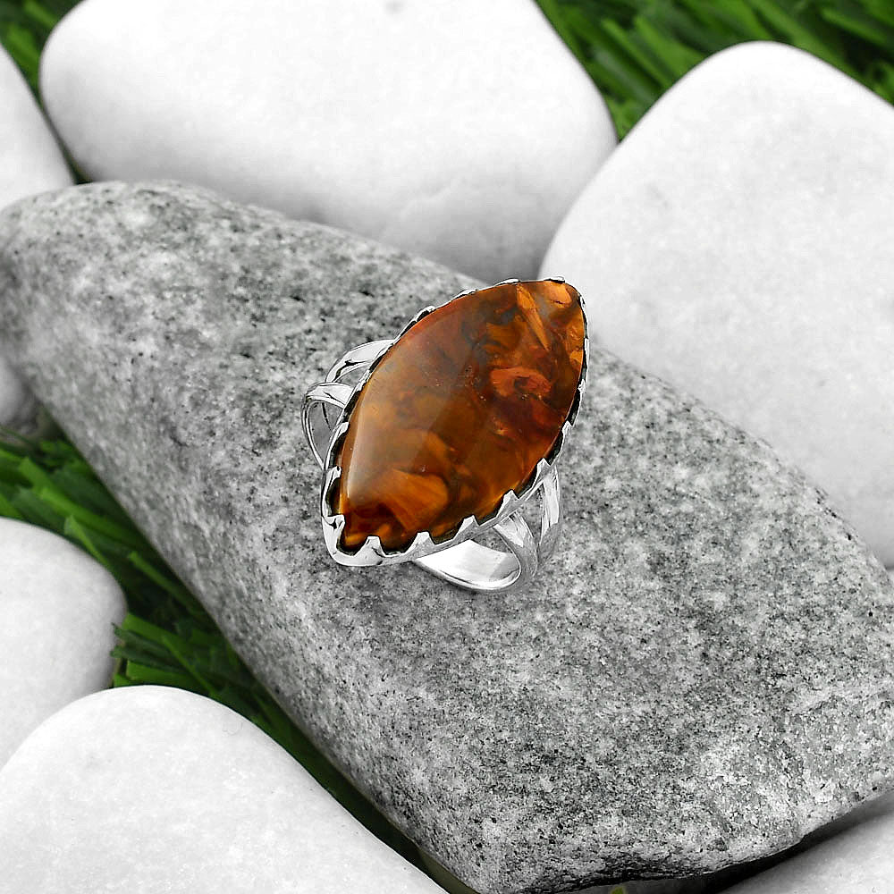 Natural Pietersite - Namibia Ring size-8 R-1210 SDR165171