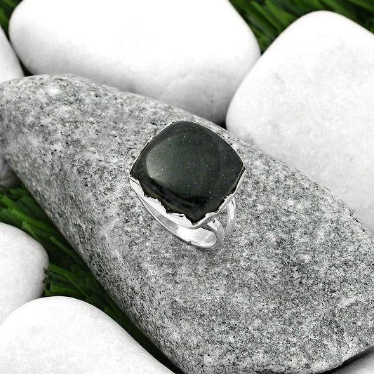 Natural Purple Aventurine Ring size-7 R-1338 SDR165189