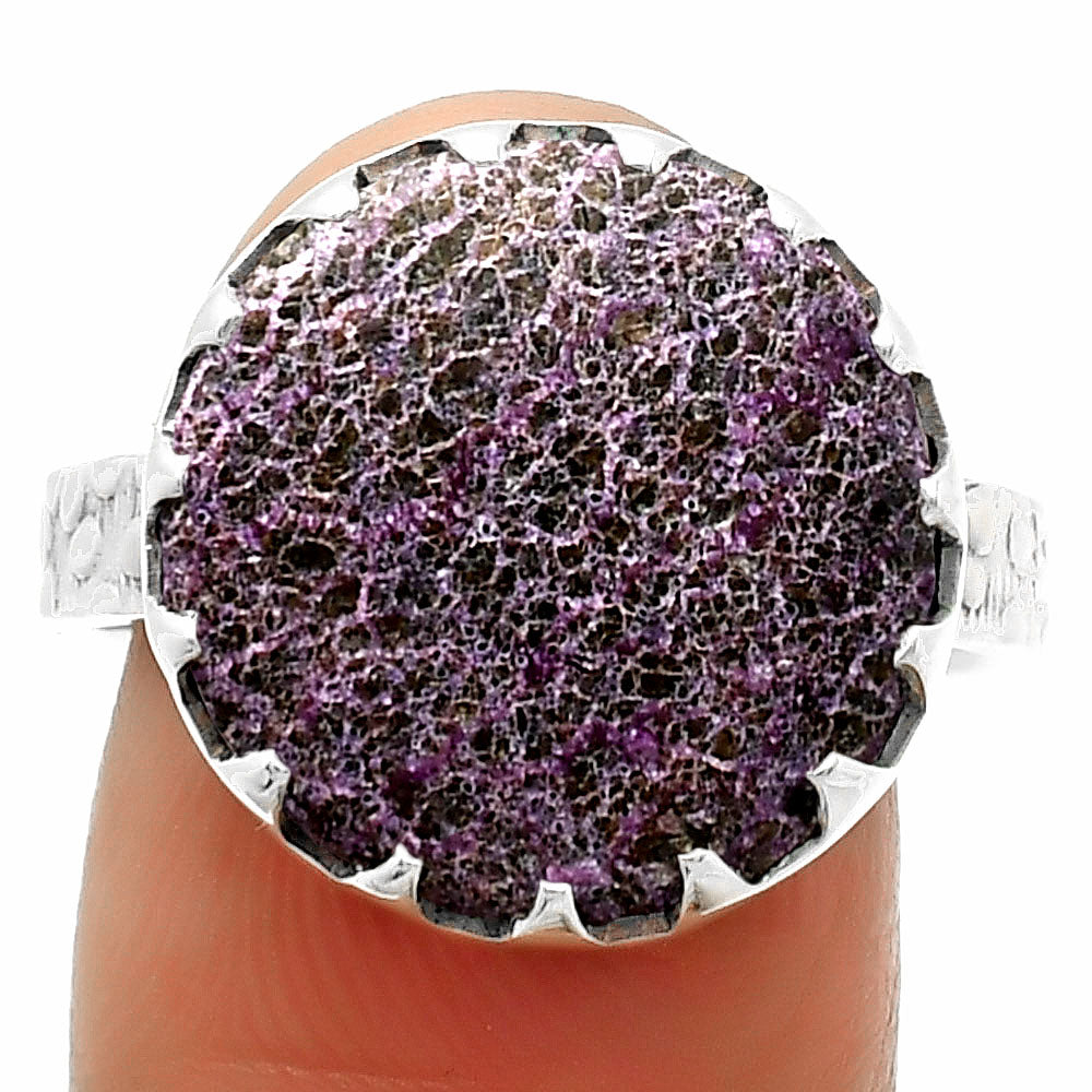 Natural Purpurite - South Africa Ring size-9 R-1210 SDR165224