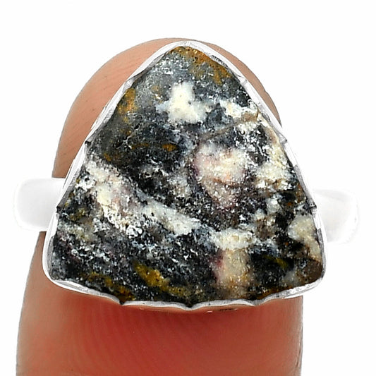 Natural Indian Blanket Jasper Ring size-8.5 R-1428 SDR165326