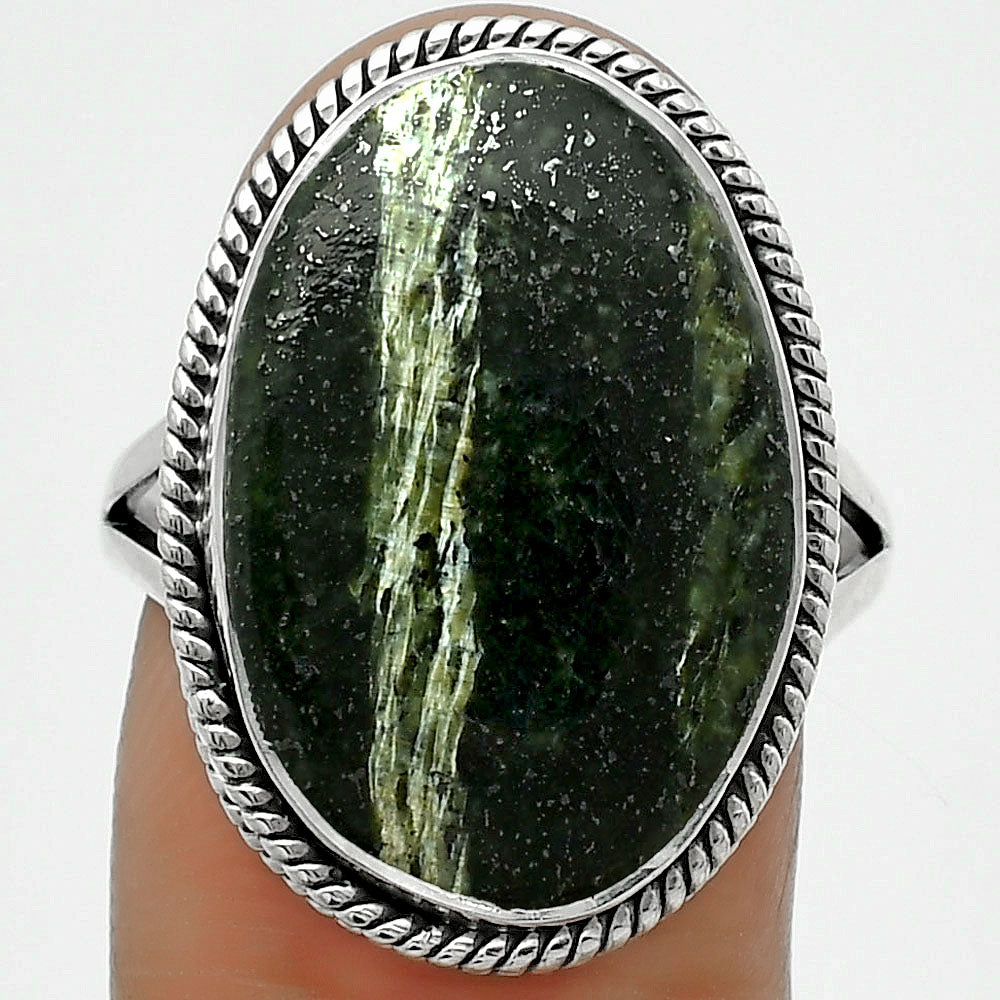 Natural Chrysotile Ring size-8.5 R-1010 SDR165689