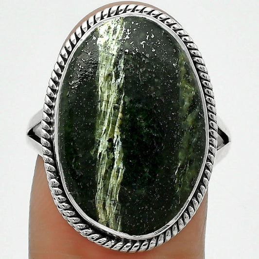 Natural Chrysotile Ring size-8.5 R-1010 SDR165689