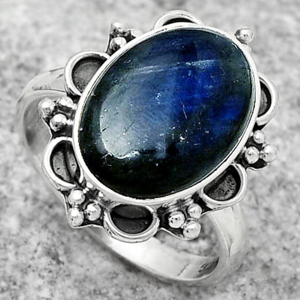 Blue Fire Labradorite - Madagascar Ring size-8.5 R-1092 SDR166120
