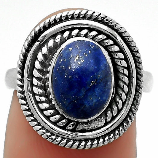Natural Lapis - Afghanistan Ring size-7 R-1097 SDR166188