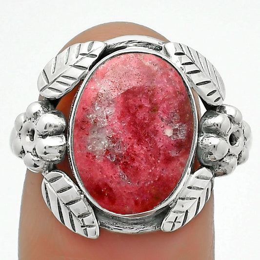 Southwest Design - Pink Thulite Ring size-8.5 R-1352 SDR166461
