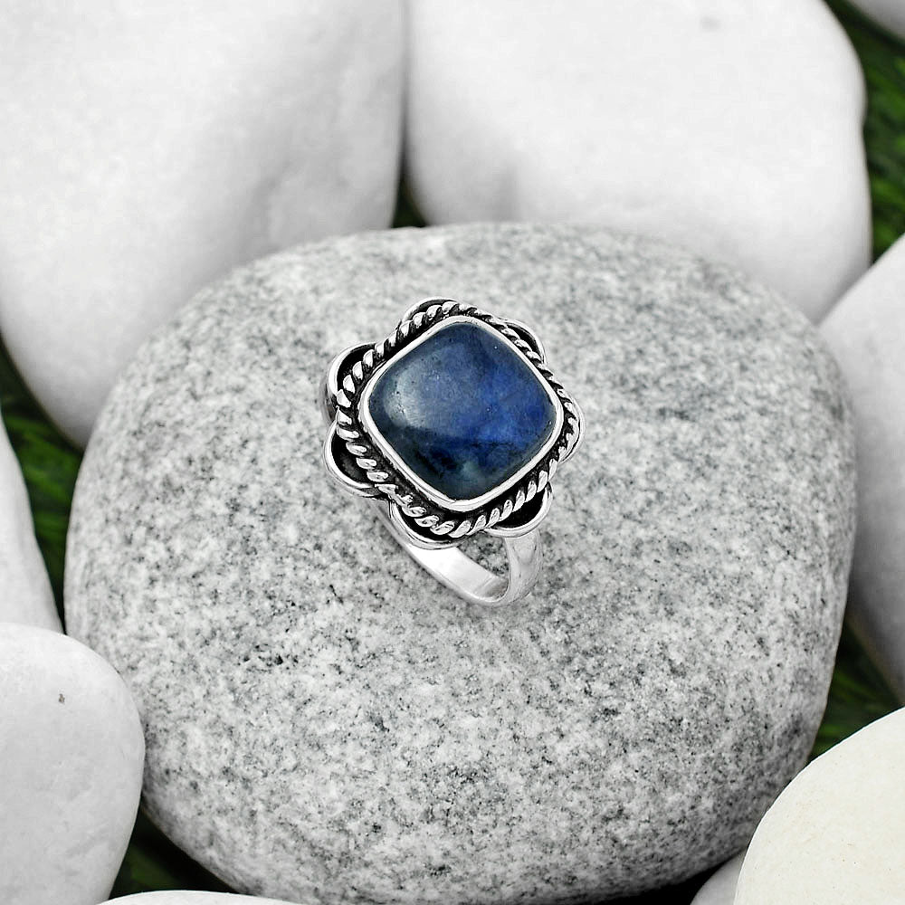 Blue Fire Labradorite - Madagascar Ring size-7.5 R-1101 SDR166690