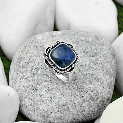 Blue Fire Labradorite - Madagascar Ring size-7.5 R-1101 SDR166690