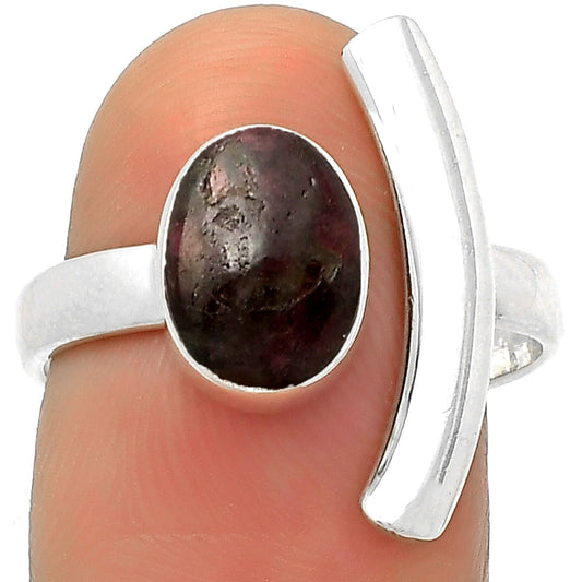 Natural Tourmaline Quartz Ring size-8 R-1457 SDR167209