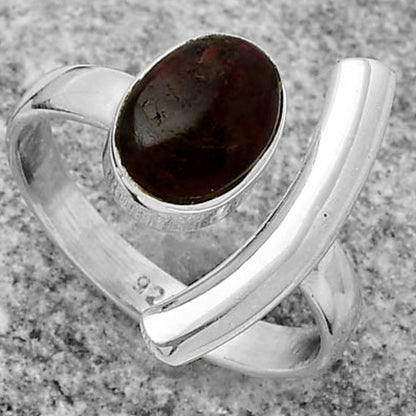 Natural Tourmaline Quartz Ring size-8 R-1457 SDR167209
