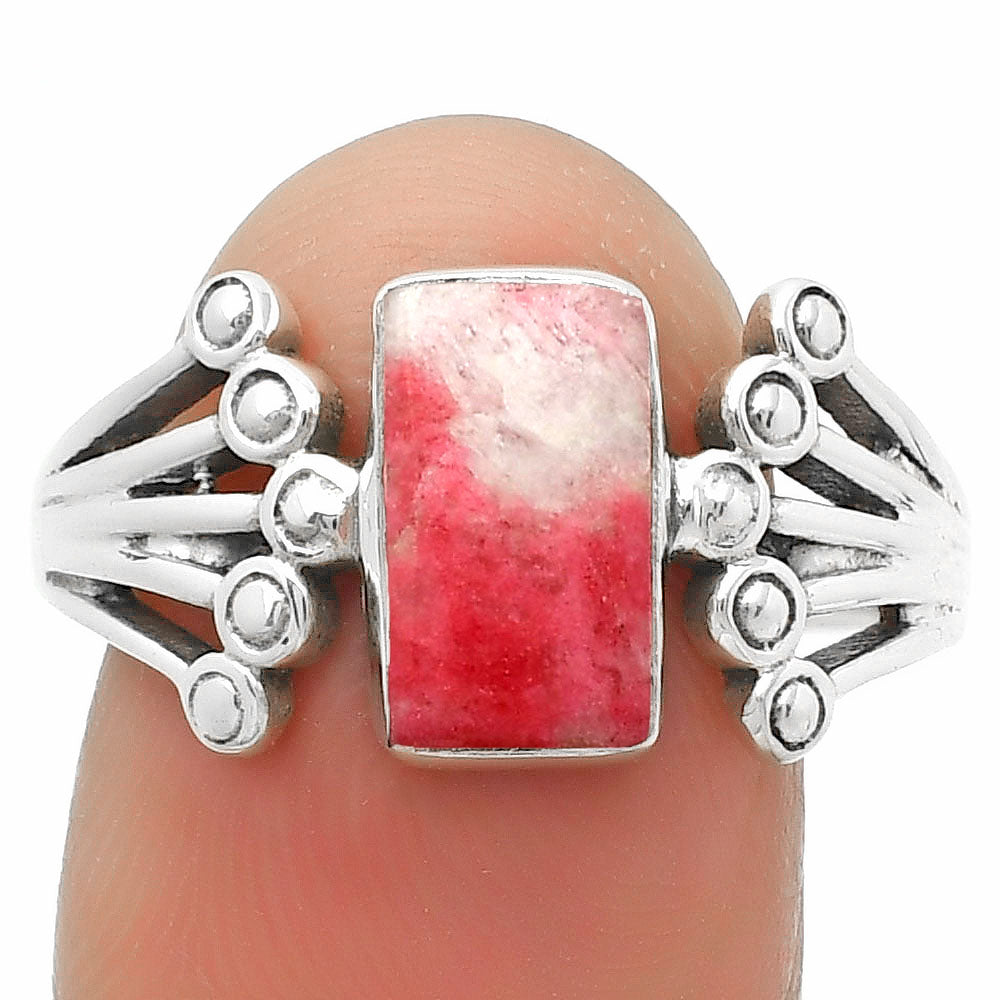 Natural Pink Thulite - Norway Ring size-8.5 R-1249 SDR167727