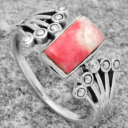 Natural Pink Thulite - Norway Ring size-8.5 R-1249 SDR167727