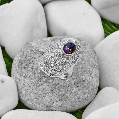 Copper Purple Turquoise - Arizona Ring size-9.5 R-1550 SDR167765