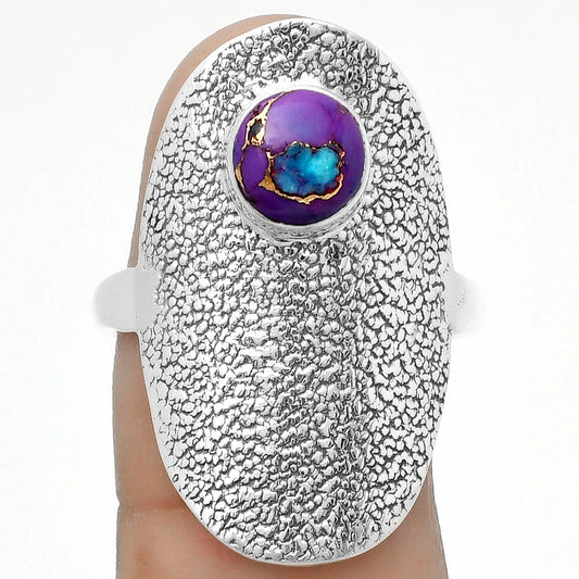Copper Purple Turquoise - Arizona Ring size-8.5 R-1550 SDR167770