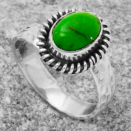 Copper Green Turquoise - Arizona Ring size-8.5 R-1279 SDR167837