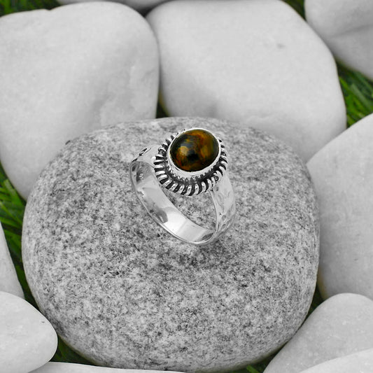 Natural Pietersite - Namibia Ring size-8 R-1279 SDR167860