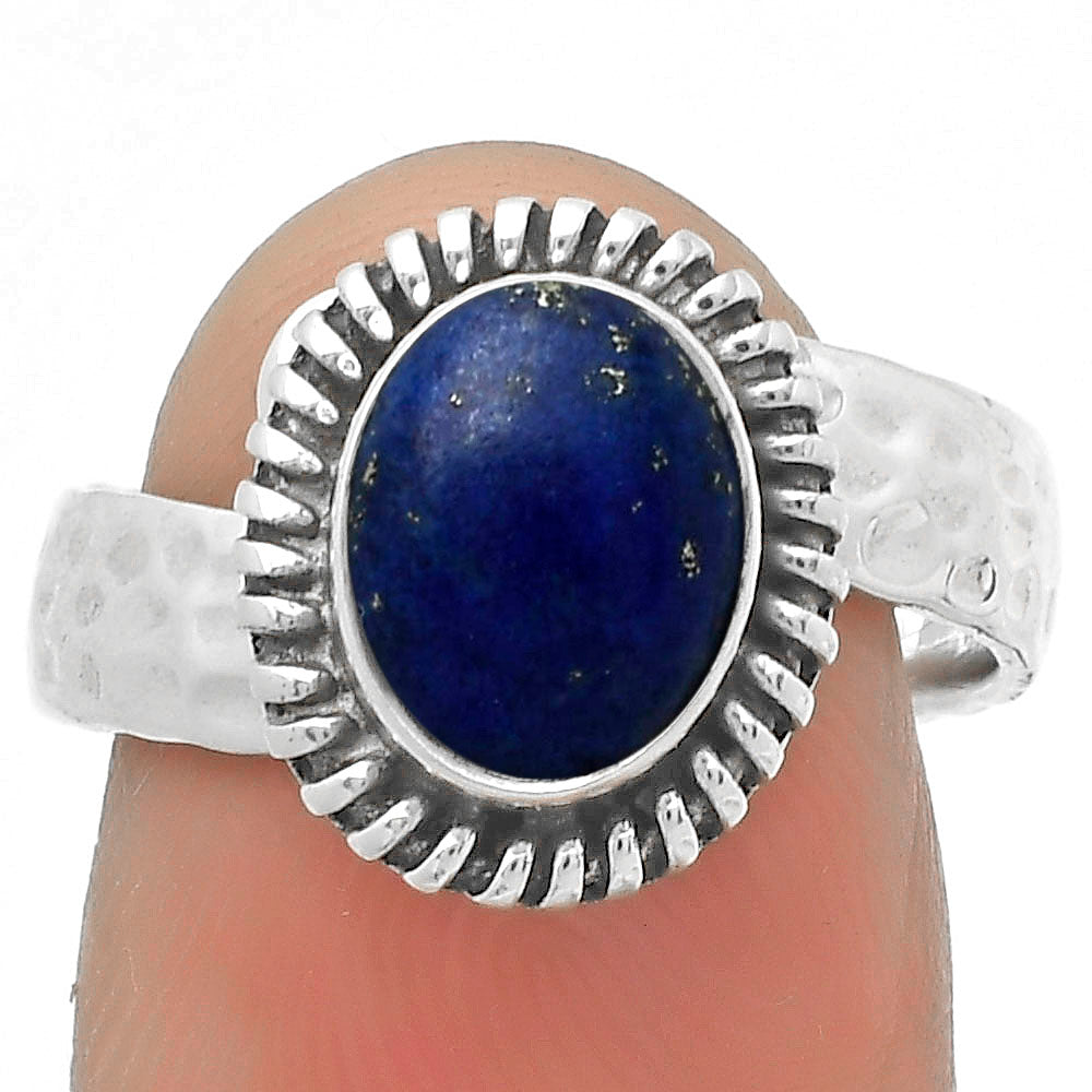 Natural Lapis - Afghanistan Ring size-7.5 R-1279 SDR167864
