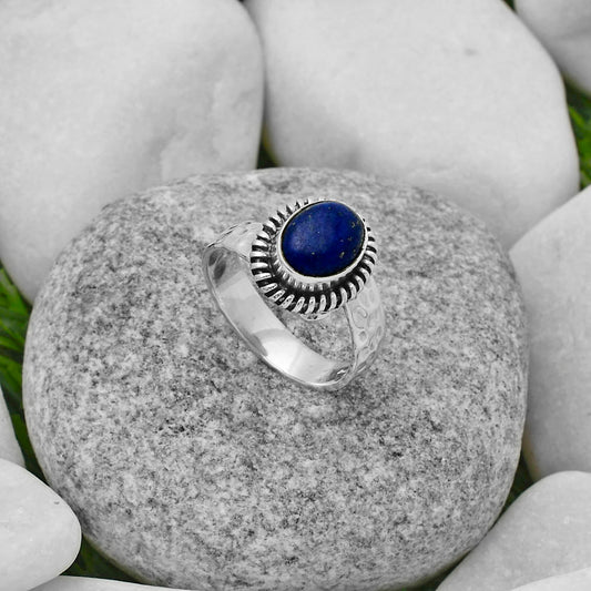 Natural Lapis - Afghanistan Ring size-7.5 R-1279 SDR167864
